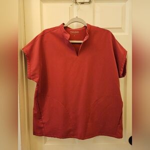 Women's Orchid Pink, M, Tunic Scrub Top From Mandala, Scrubs